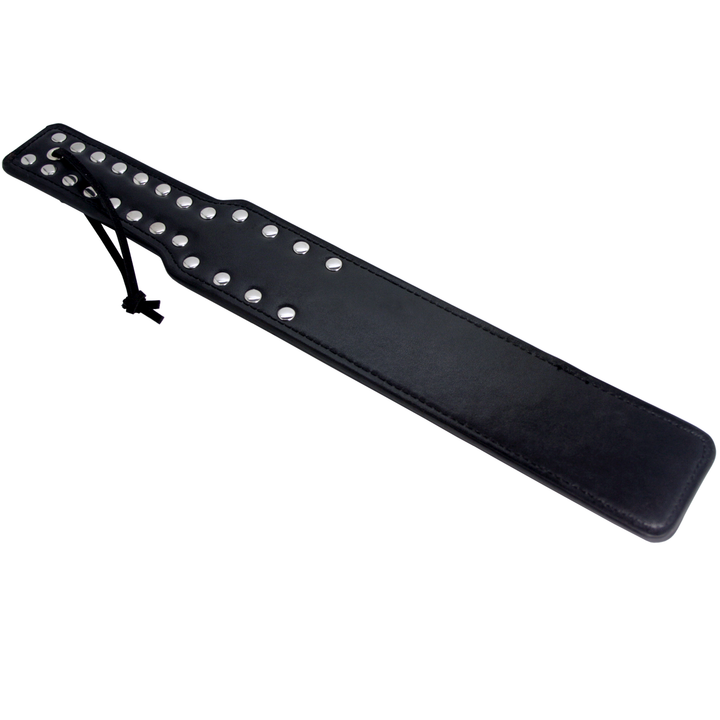 Leather Studded Spanking Bondage Paddle - Bondage