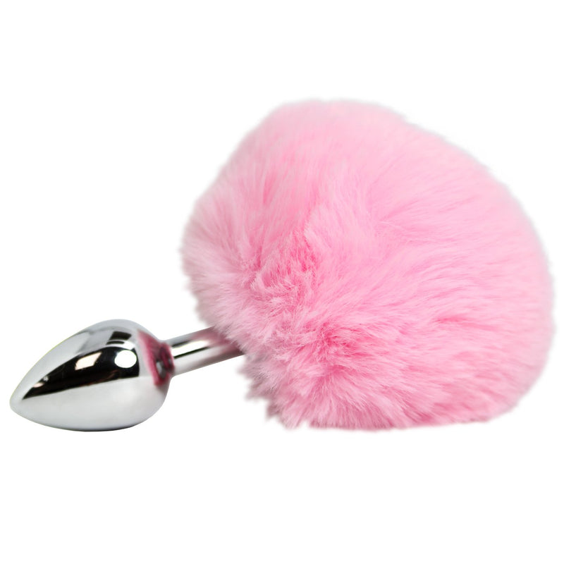 Pink Sexy Bunny Tail Anal Plug - Anal Toys