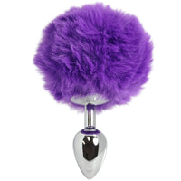 Purple Sexy Bunny Tail Anal Plug - Anal Toys