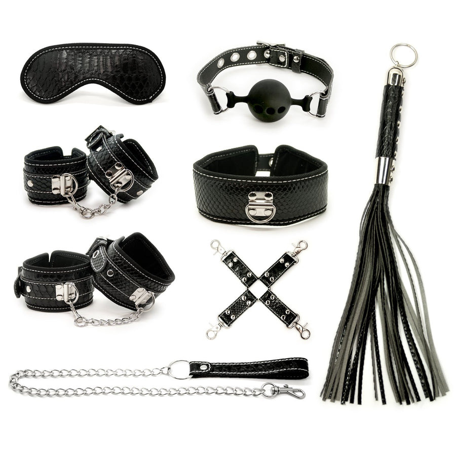 8 Piece Hog Tie Bondage Kit For Kinky Couples - Bondage