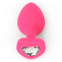 Silicone Heart Anal Plug - Anal Toys