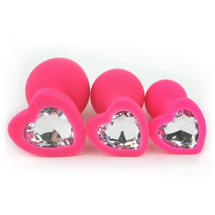 Silicone Heart Anal Plug - Anal Toys