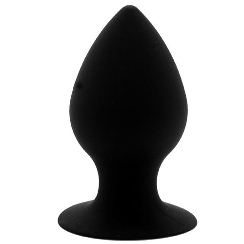 Black Silicone Anal Plug - Anal Toys