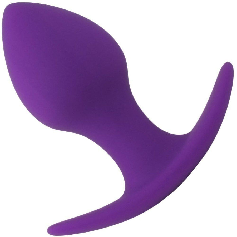 Purple Silicone Anal Plug - Flexible Neck! - Anal Toys