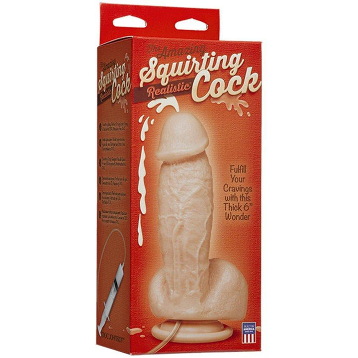 The Amazing Squirting Realistic Cock - Dildos