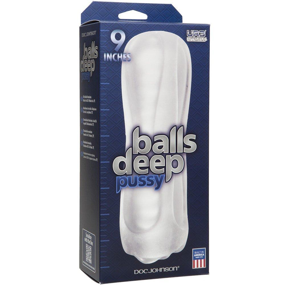 Balls Deep Pussy Stroker 9 Inch - Male Sex Toys