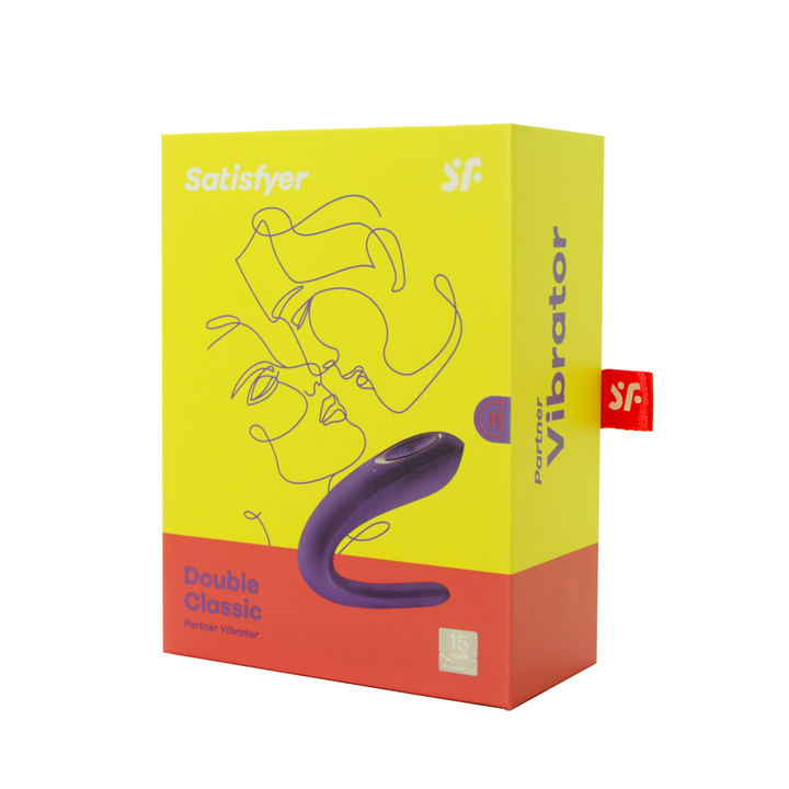 The Partner Double Classic Silicone Couples Vibe - Vibrators