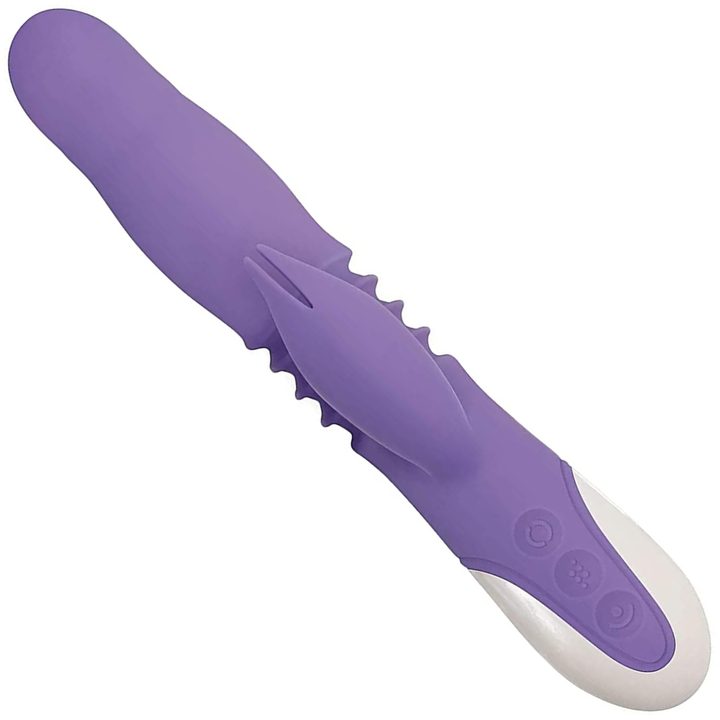 Image of the front of the thick and thrust rabbit vibrator.