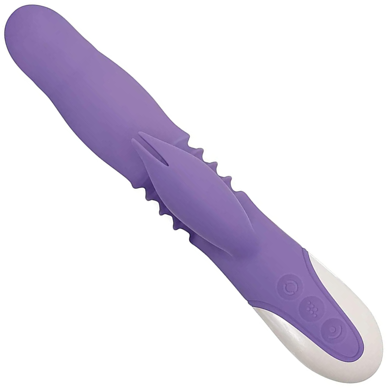 Image of the front of the thick and thrust rabbit vibrator.
