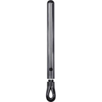 Photo of the pen pal rechargeable vibrator with the bottom screwed off. This is where you plug in the charging cable.