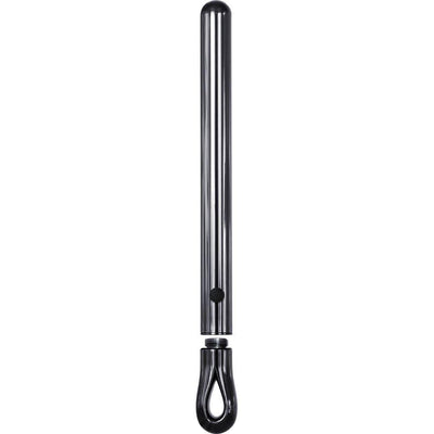 Photo of the pen pal rechargeable vibrator with the bottom screwed off. This is where you plug in the charging cable.