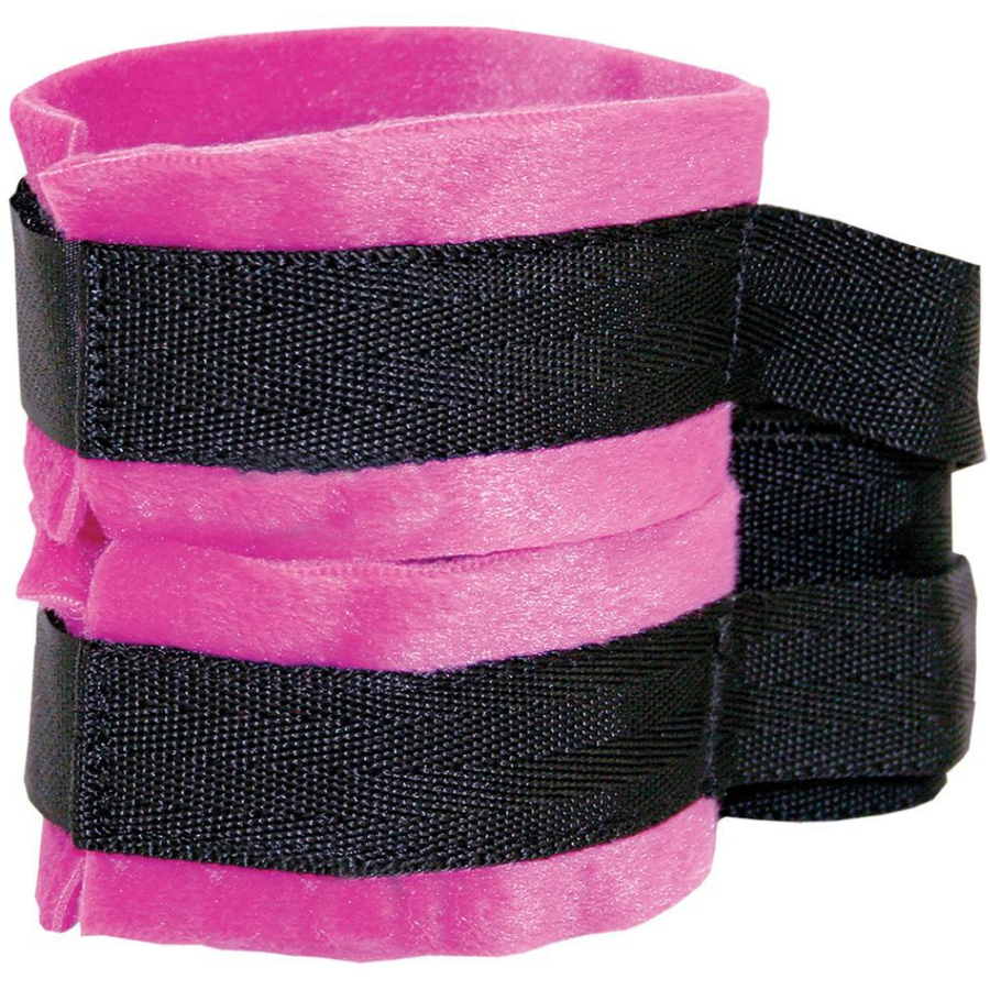 Close-up image of the handcuffs. Fulfill all of your sexual fantasies with this kinky cuffs! Perfect for beginners and experienced bondage play users!