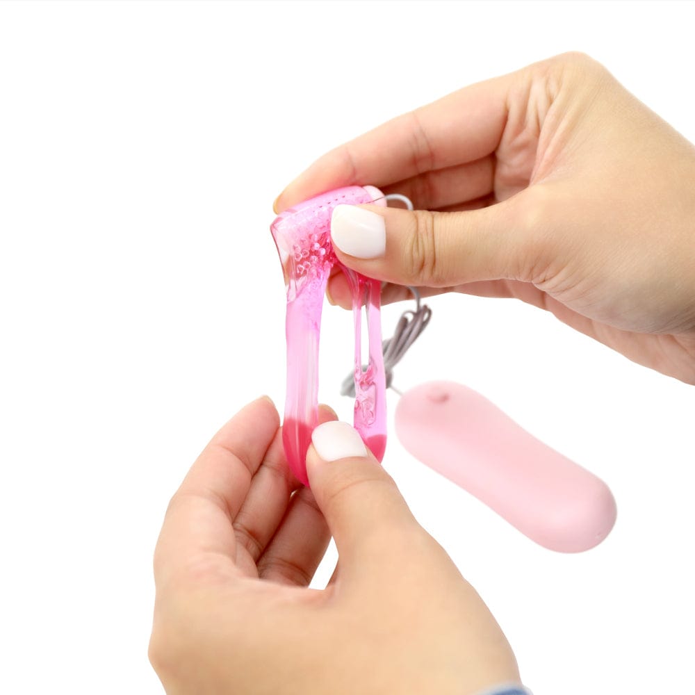Jelly cock ring stretchy.