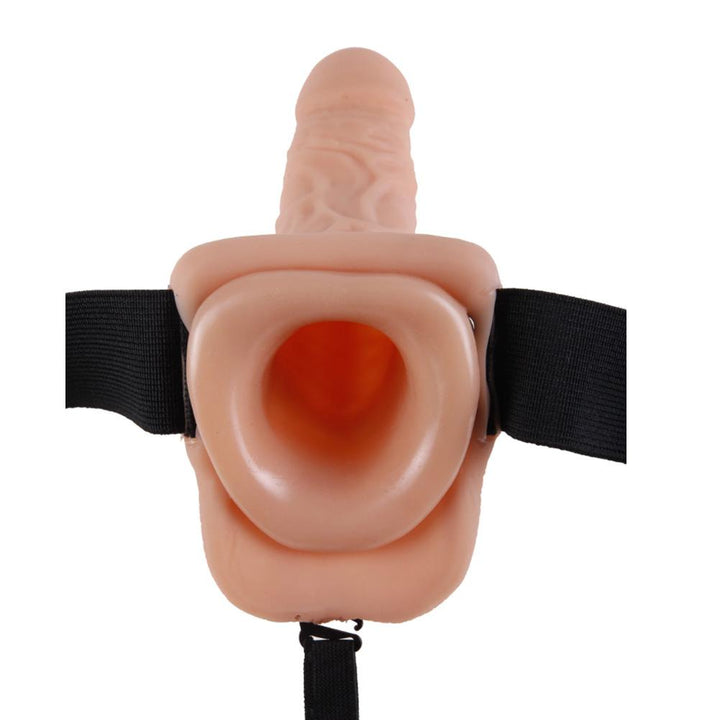 Inside width of hollow realistic dildo