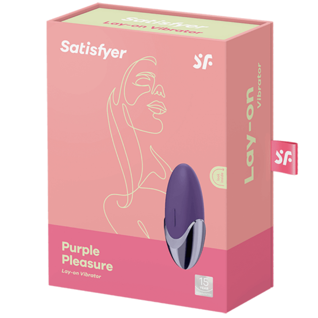 Satisfyer Purple Pleasure Lay-on Bullet Vibrator - Vibrators