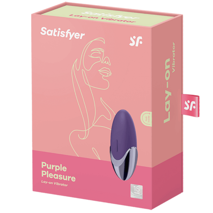 Satisfyer Purple Pleasure Lay-on Bullet Vibrator - Vibrators