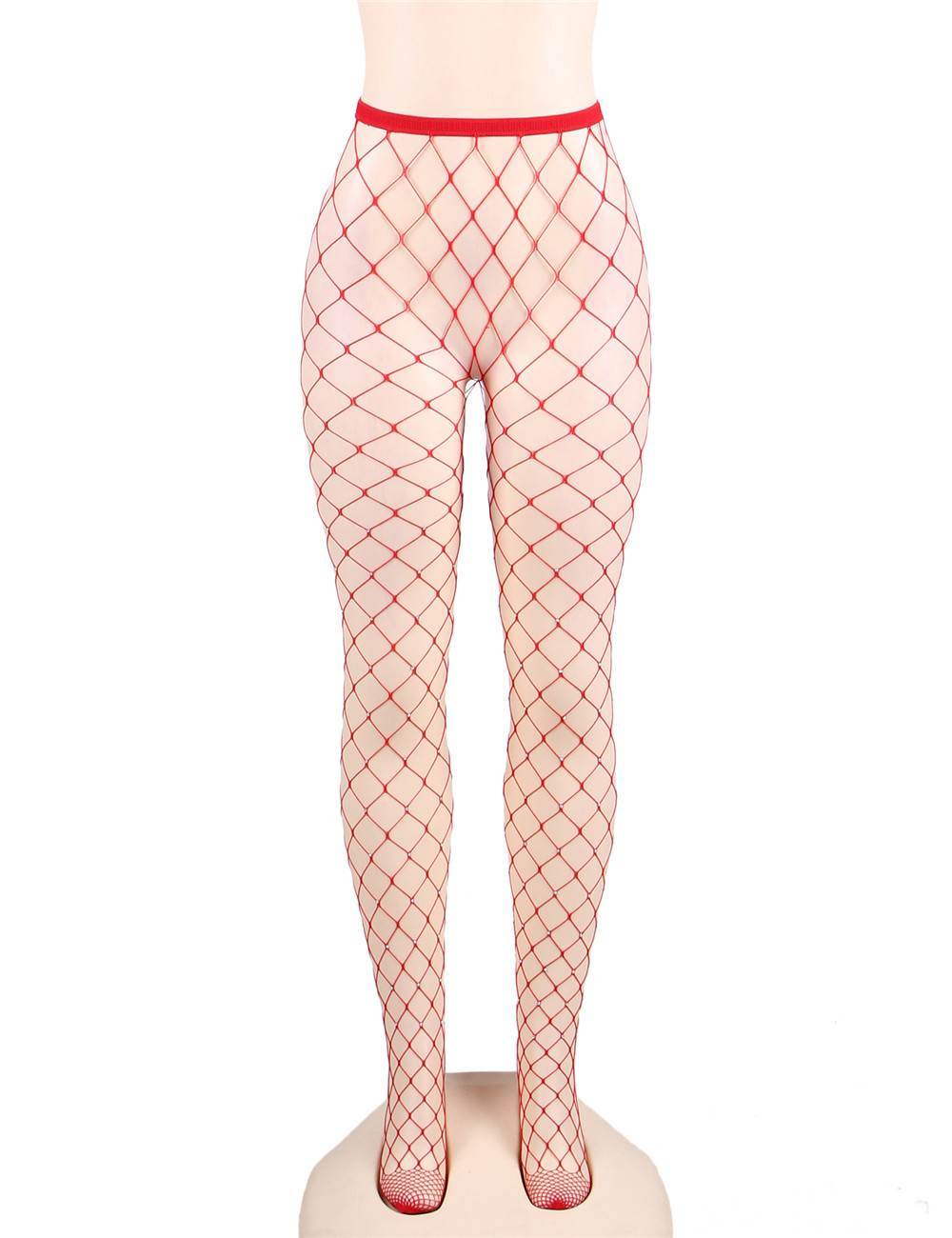 Rhinestone Net Pantyhose - One Size Fits Most - Lingerie