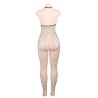 Black Fishnet Bodystocking - One Size Fits Most - Lingerie