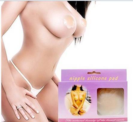 Silicone Nipple Pasties - One Size Fits All - Lingerie
