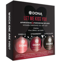 Pheromone Infused Kissable Massage Oil Set - Massage Oils