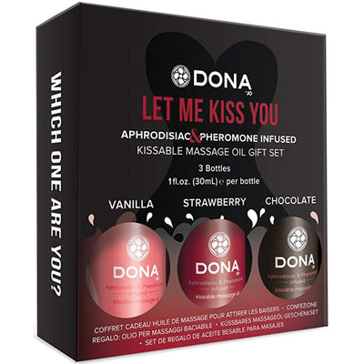 Pheromone Infused Kissable Massage Oil Set - Massage Oils