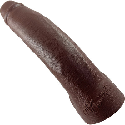 Another image of the thick dildo. This toy features Milan Christopher's signature on the back, so you will always remember who it is! This dong is ultra realistic and is perfect to use during foreplay with a partner to spice things up! Try this 9 inch dildo out today!