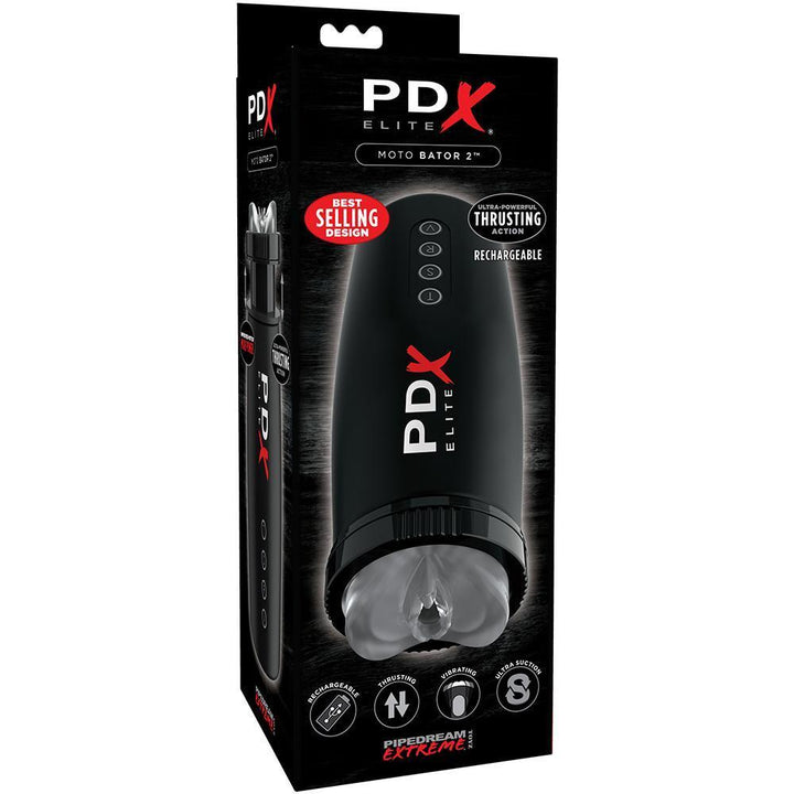 Rechargeable Thrusting, Sucking and Vibrating Masturbator - Male Sex Toys
