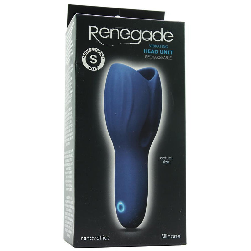 Rechargeable Renegade Vibrating Head Masturbator - Male Sex Toys