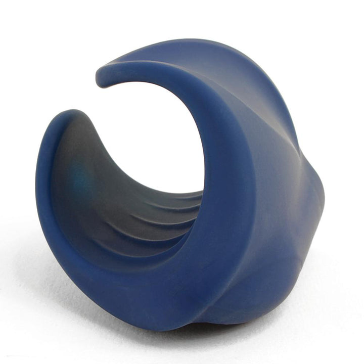 Rechargeable Textured Pocket Stroker - Blue - 