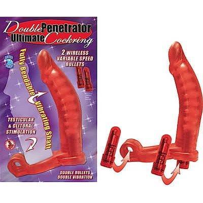 Double Penetrator Ultimate Cock Ring - Male Sex Toys