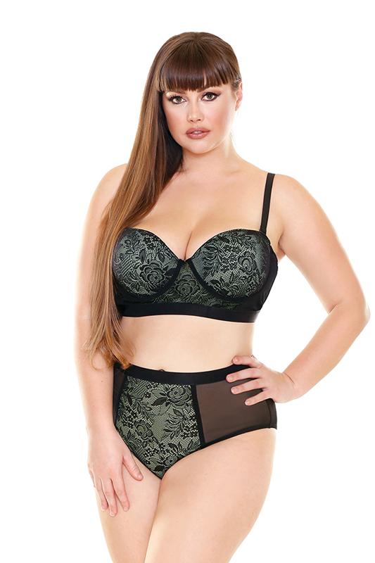 Katarina High Waist Lingerie Set - Clearance Items