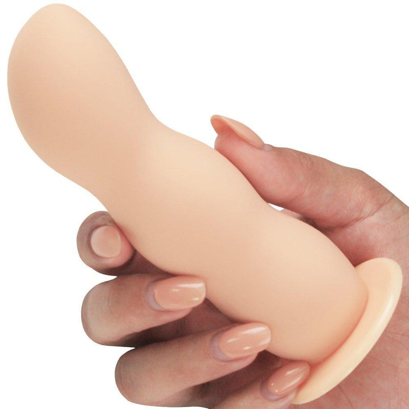 Silicone Curved Strap On Set - Dildos