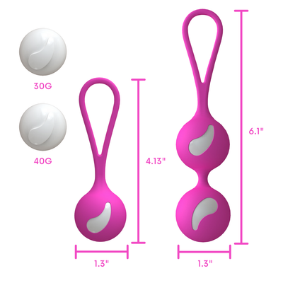 Duotone Silicone Kegel Ball Set | Sex Toys For Women