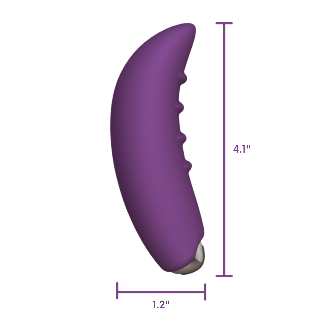 Curved Rechargeable Mini Vibe | Compact Silicone Vibrator