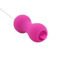 Close-up image of the vibrating tongue bullet portion of the toy.