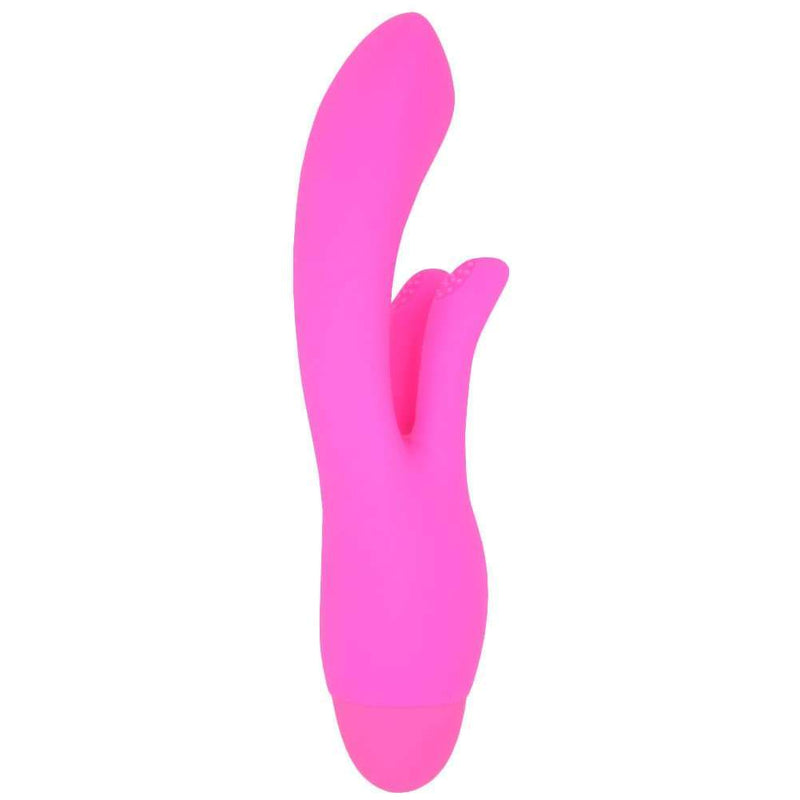 Silicone G-Spot Rabbit With Clit Tickler