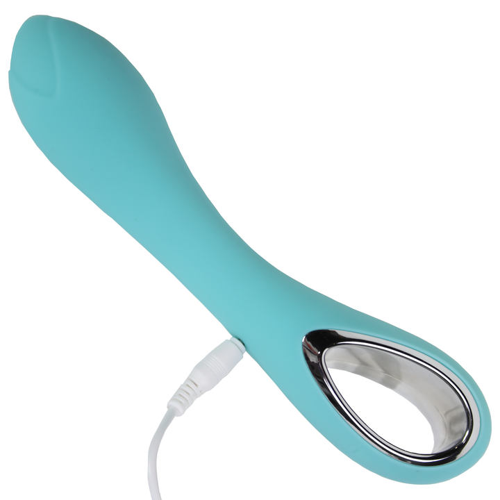 Silicone Multi-Function G-Spot Vibrator With Looped Handle - Vibrators