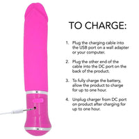 Silicone Rechargeable Realistic Vibrator - Vibrators
