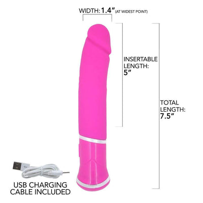 Silicone Rechargeable Realistic Vibrator - Vibrators