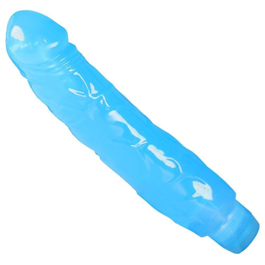 The Blue Multi-Speed Realistic Vibrator from Pink B.O.B.! - Dildos