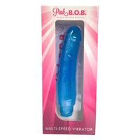 Blue Multi-Speed Realistic Vibrator In Original Packaging