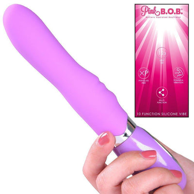 The Beginner's Silicone Vibe From Pink B.O.B.! - Vibrators