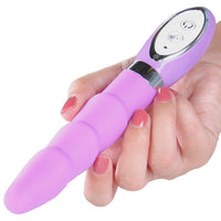 Rippled Silicone Vibrator - Vibrators