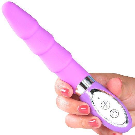 Rippled Silicone Vibrator - Vibrators