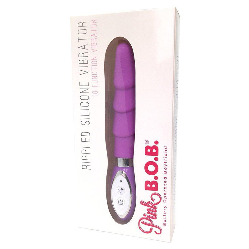 Rippled Silicone Vibrator - Vibrators