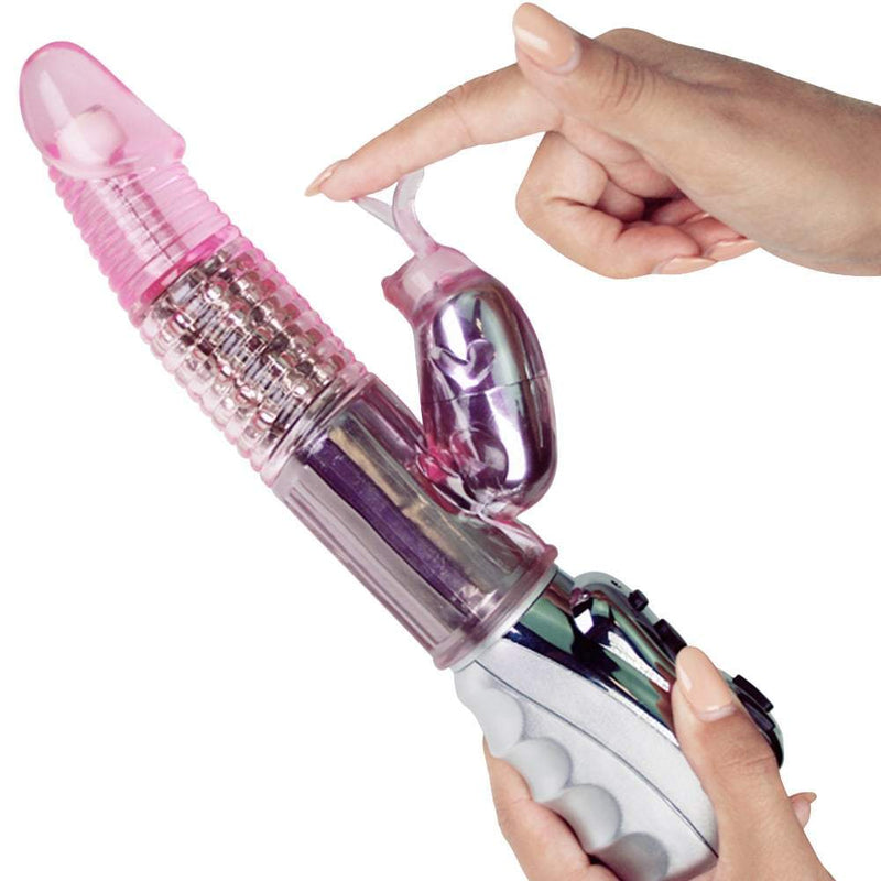 Powerful Clitoral Stimulator With Tickling Rabbit Ears! - Vibrators
