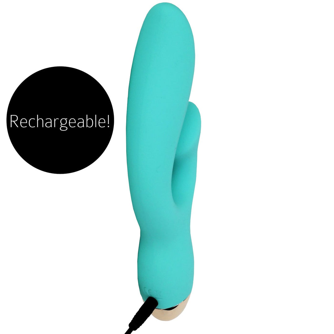 Luxury Dual-Action Silicone Clit & G-Spot Massager - Vibrators