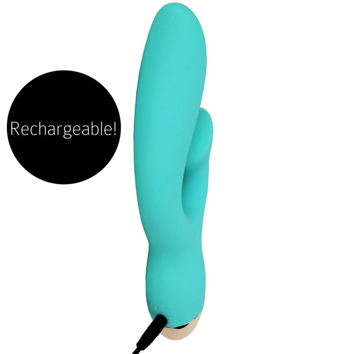 Luxury Dual-Action Silicone Clit & G-Spot Massager - Vibrators