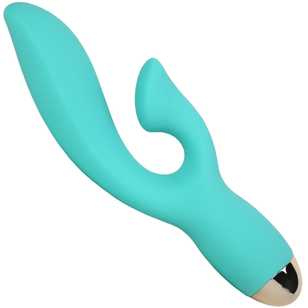 Luxury Dual-Action Silicone Clit & G-Spot Massager - Vibrators