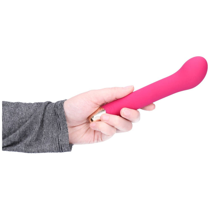 G-Spot vibrator in hand